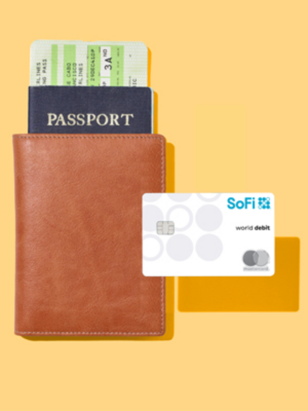 card on top of passport