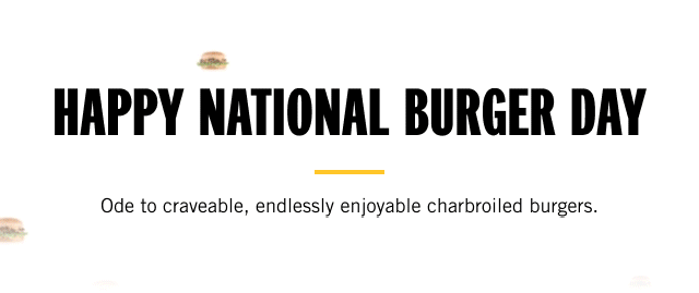 Happy National Burger Day