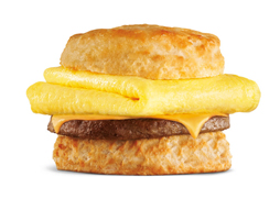 SAUSAGE, EGG & CHEESE BISCUIT