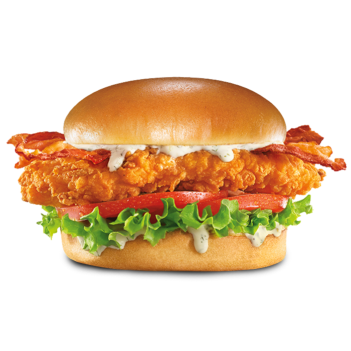 BLT Ranch Hand-Breaded Chicken Sandwich